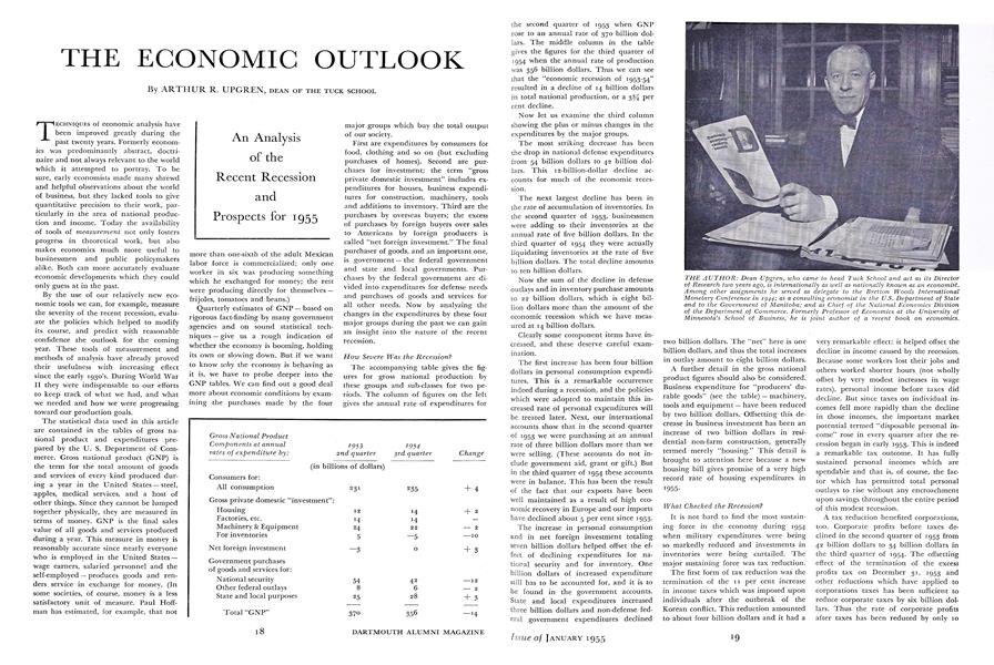 THE ECONOMIC OUTLOOK