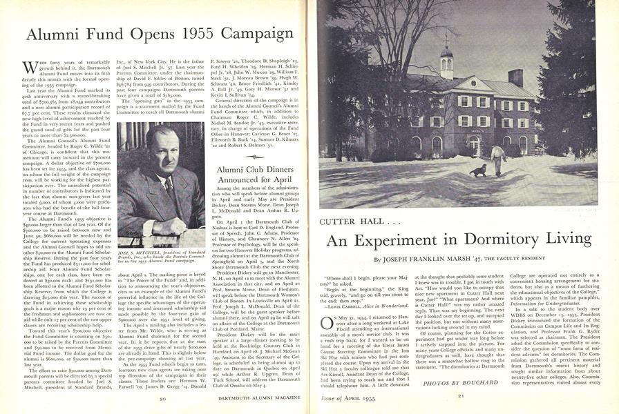 An Experiment in Dormitory Living