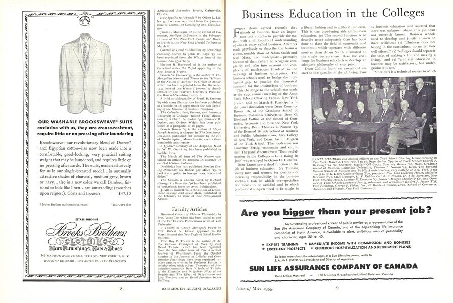 Business Education in the Colleges