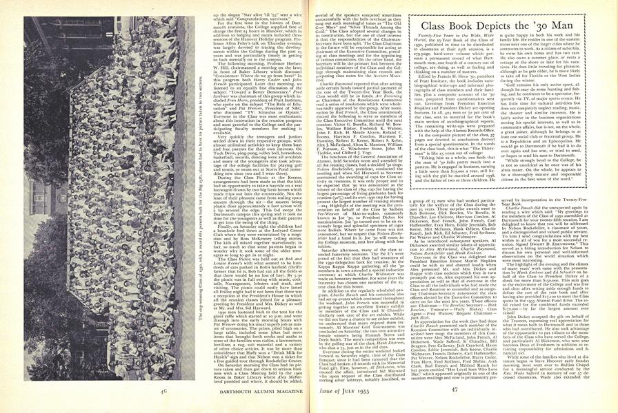 Class Book Depicts the '30 Man