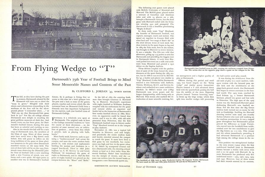 From Flying Wedge to "T"