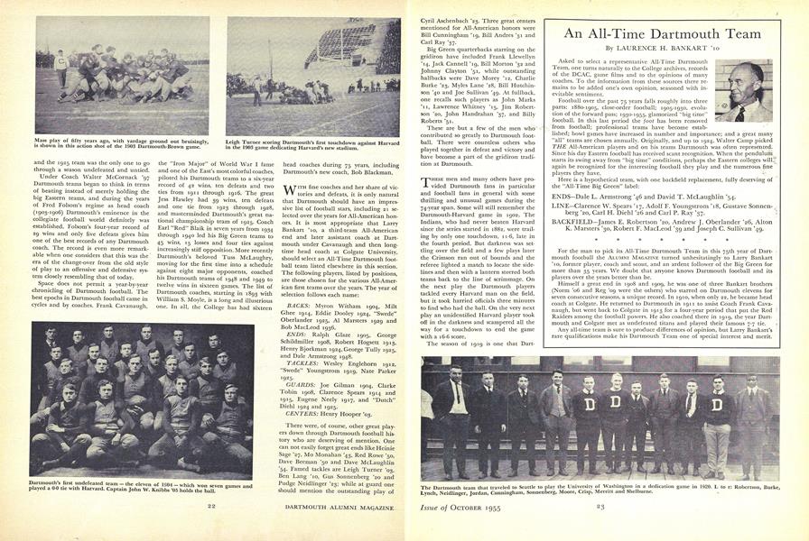 An All-Time Dartmouth Team