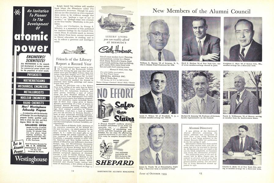 New Members of the Alumni Council
