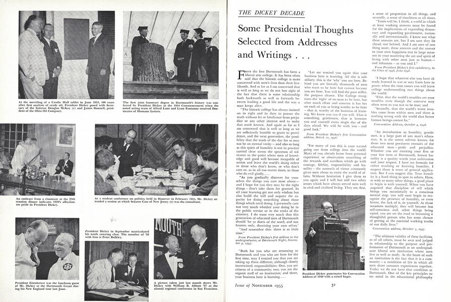 Some Presidential Thoughts Selected from Addresses and Writings ...