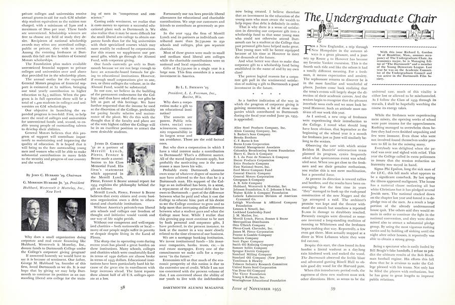 The Undergraduate Chair