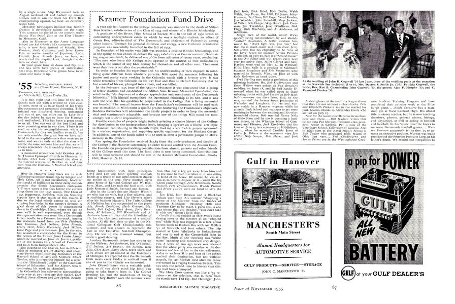 Kramer Foundation Fund Drive