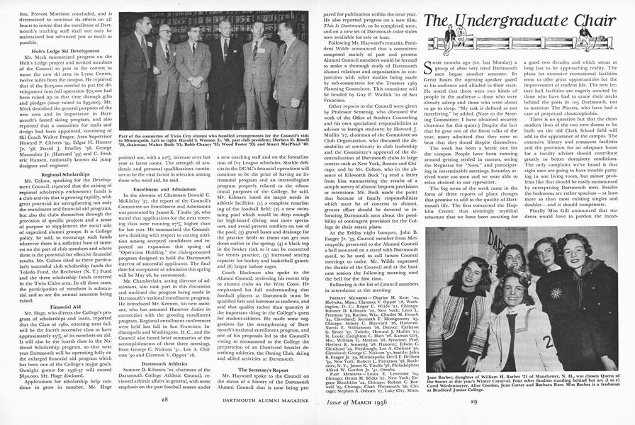 The Undergraduate Chair