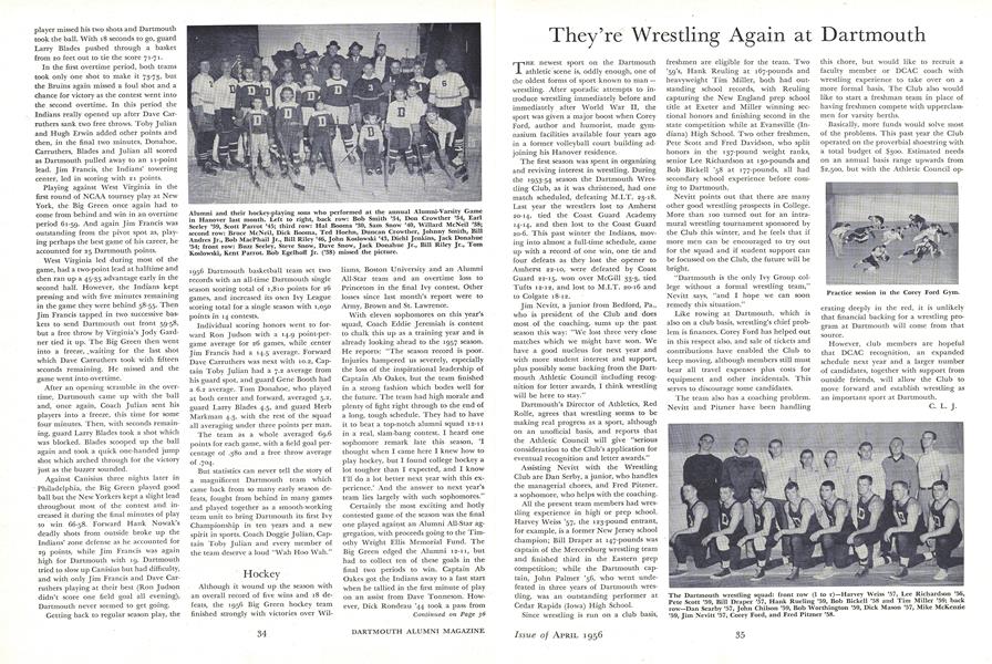 They're Wrestling Again at Dartmouth