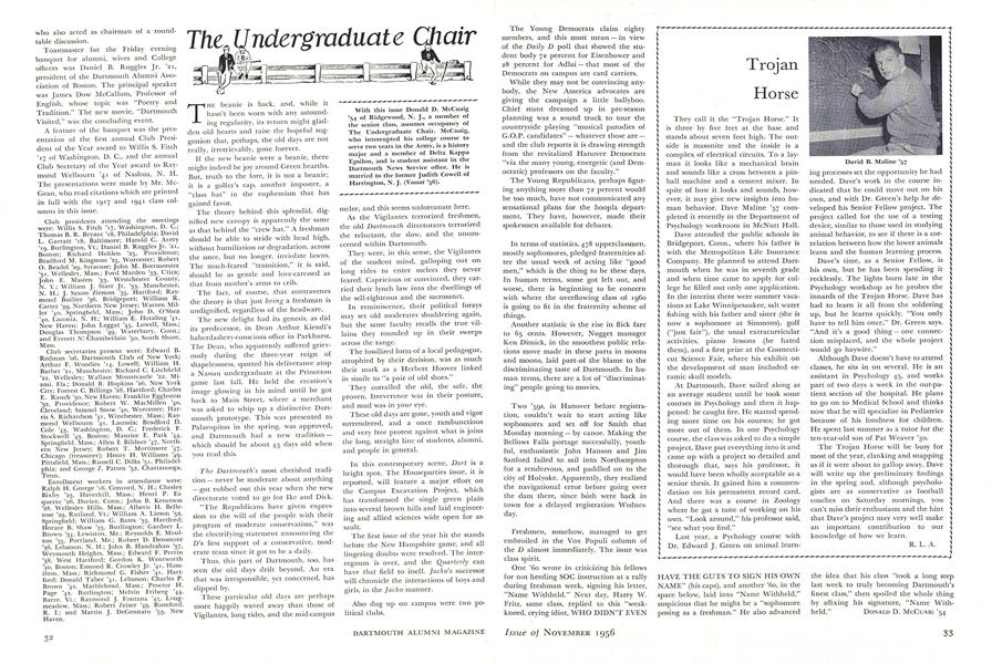 The Undergraduate Chair