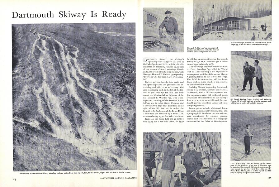 Dartmouth Skiway Is Ready