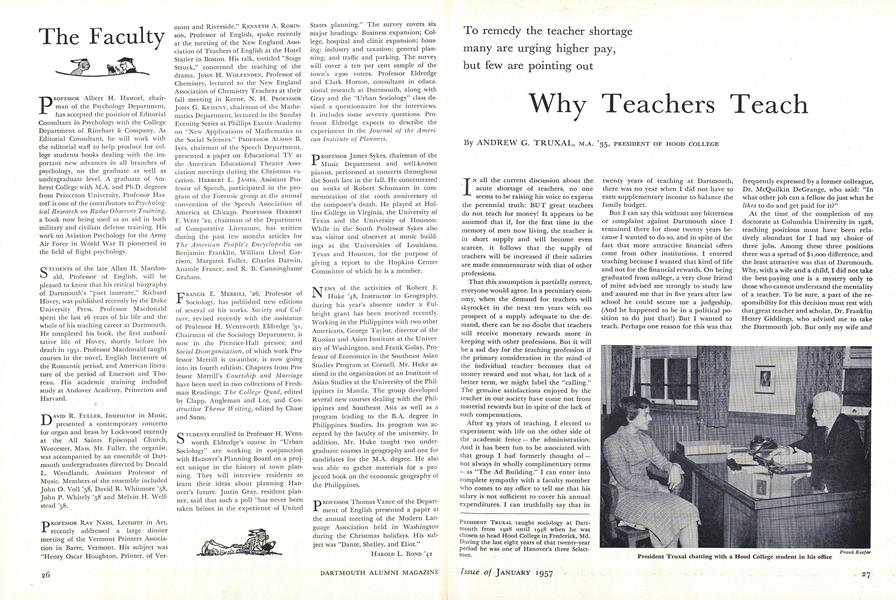 Why Teachers Teach