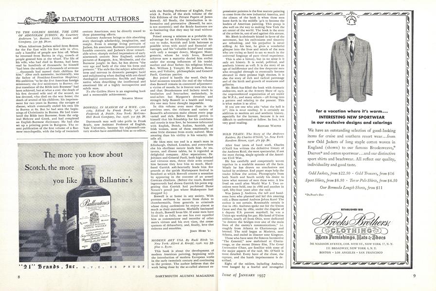 BOSWELL IN SEARCH OF A WIFE, 1766-1769. Edited