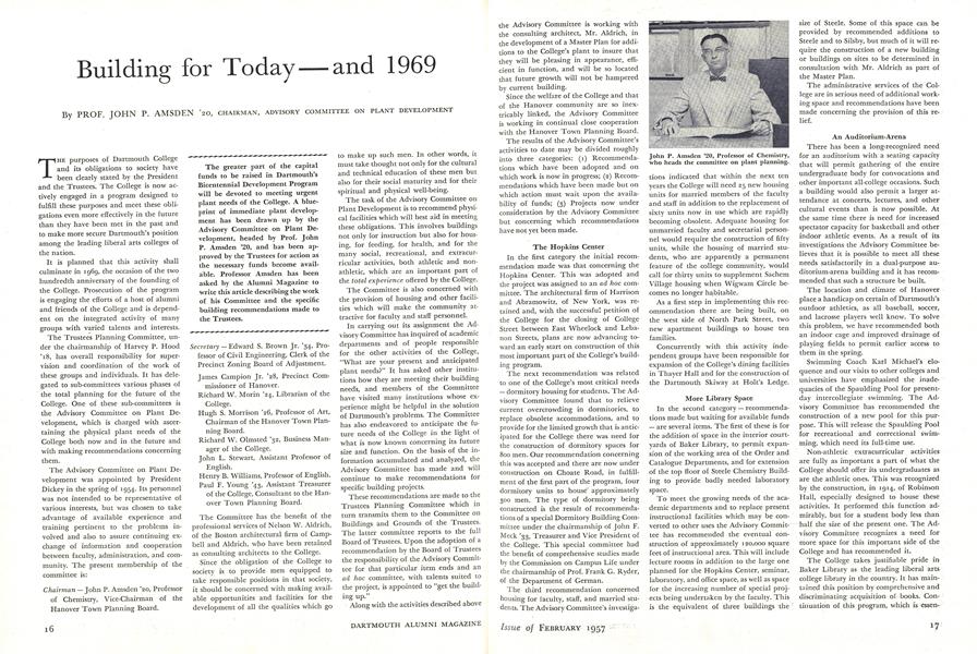 Building for Today—and 1969