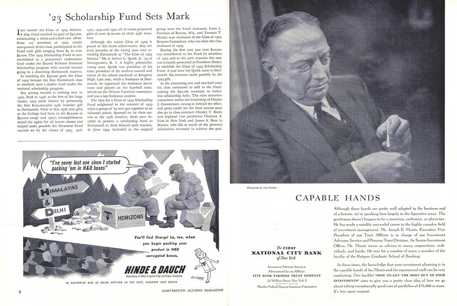 '23 Scholarship Fund Sets Mark