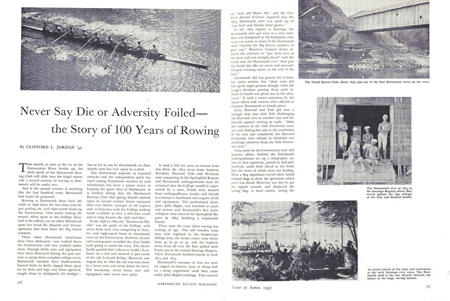 Never Say Die or Adversity Foiled the Story of 100 Years of Rowing