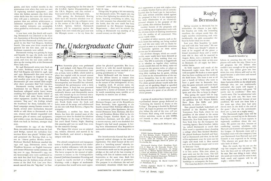 The Undergraduate Chair