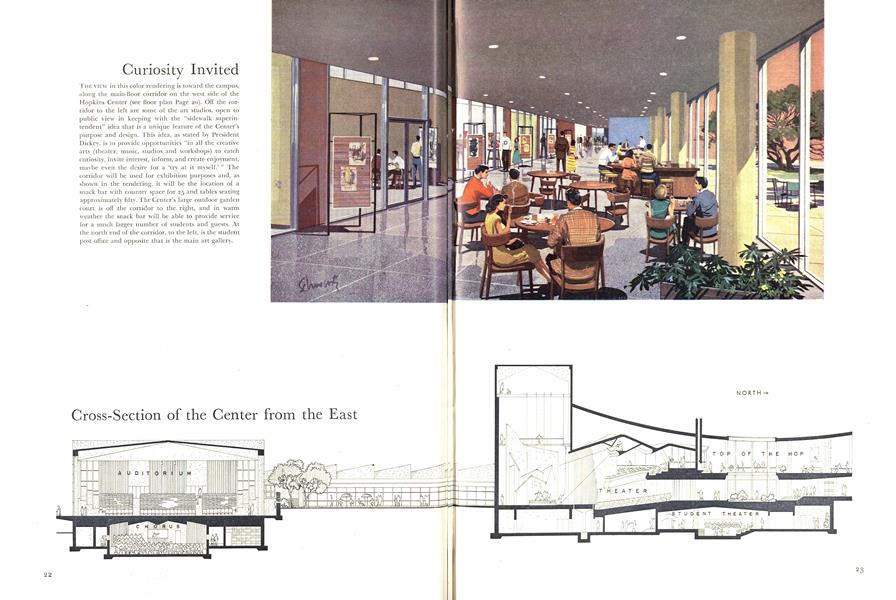 Cross-Section of the Center from the East