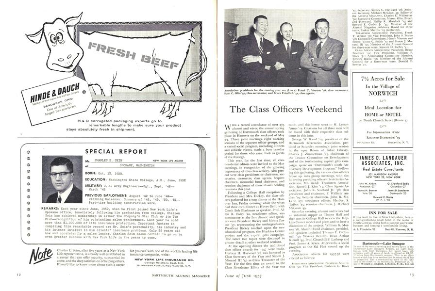 The Class Officers Weekend