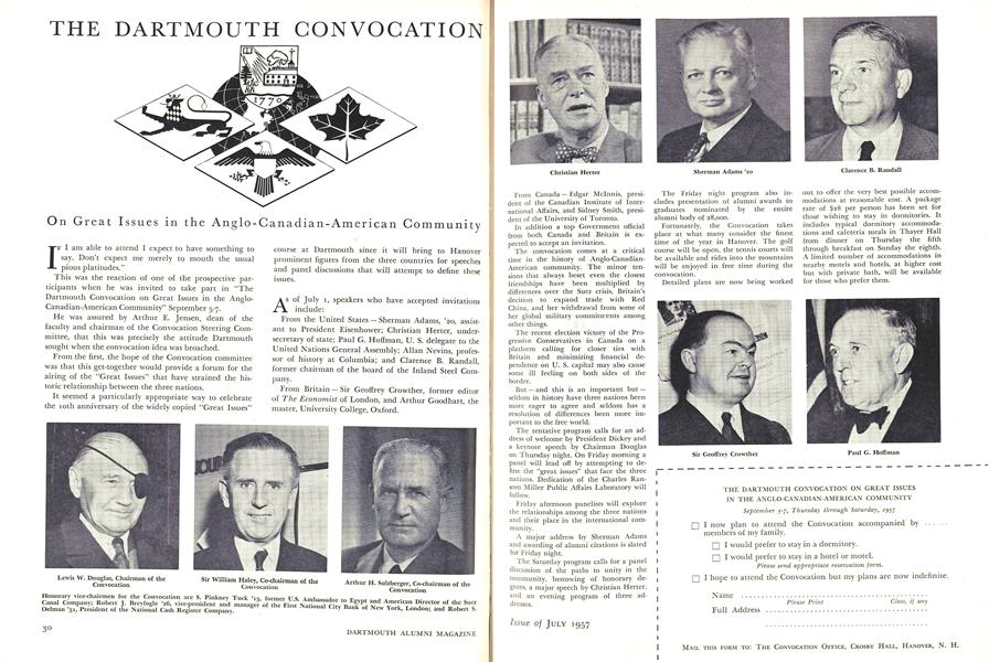 THE DARTMOUTH CONVOCATION
