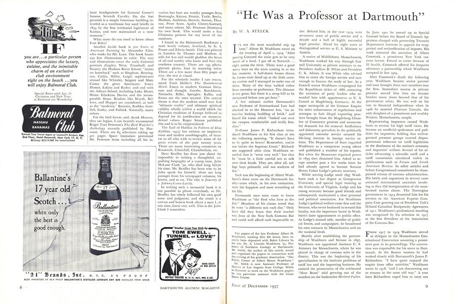 "He Was a Professor at Dartmouth"