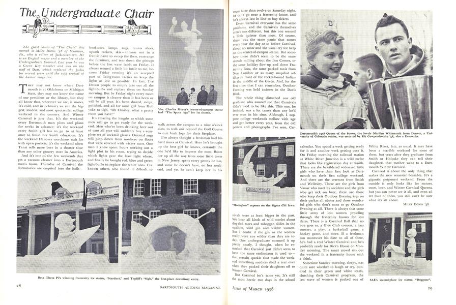 The Undergraduate Chair