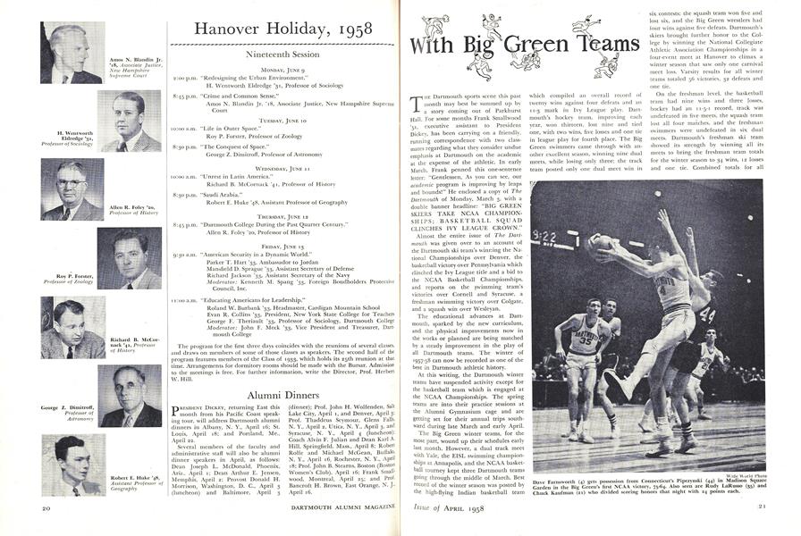 Hanover Holiday, 1958