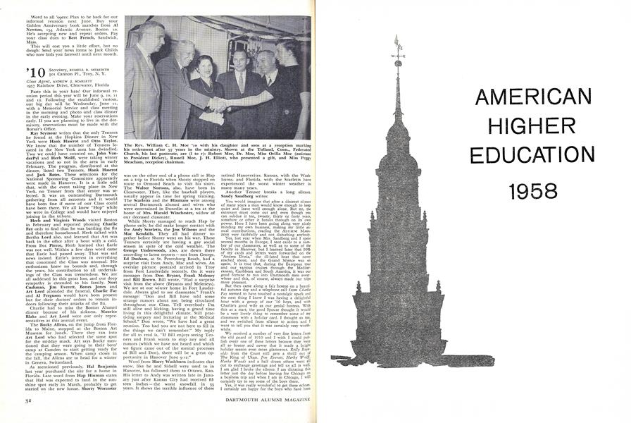 AMERICAN HIGHER EDUCATION 1958