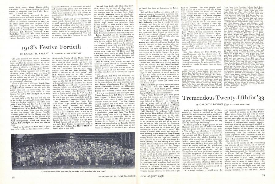 Tremendous Twenty-fifth for '33