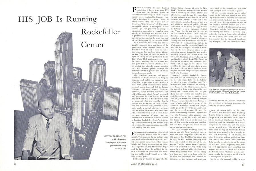 HIS JOB Is Running Rockefeller Center