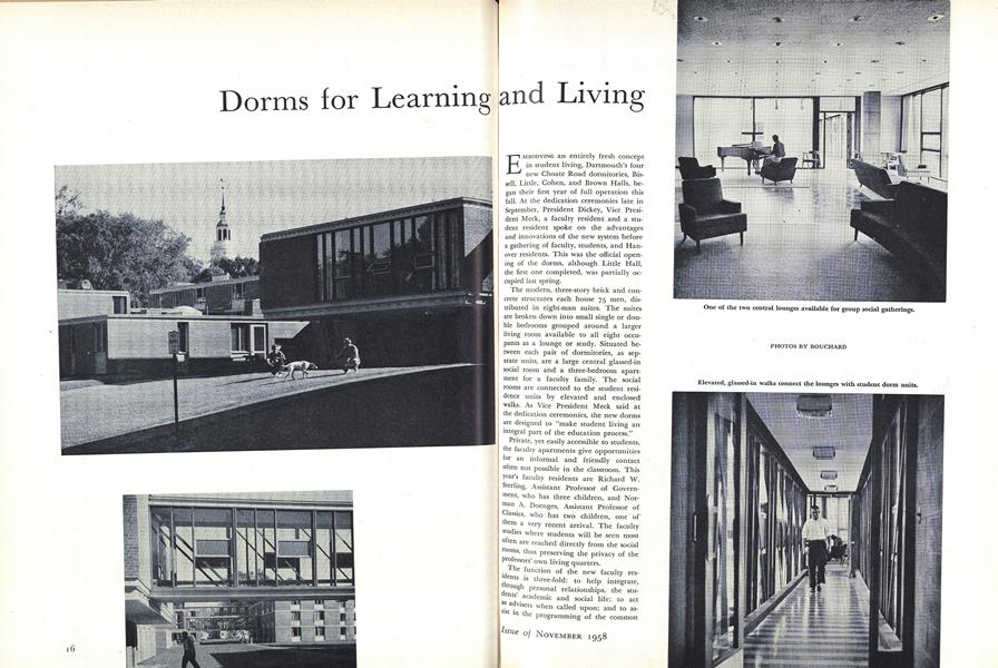 Dorms for Learning and Living