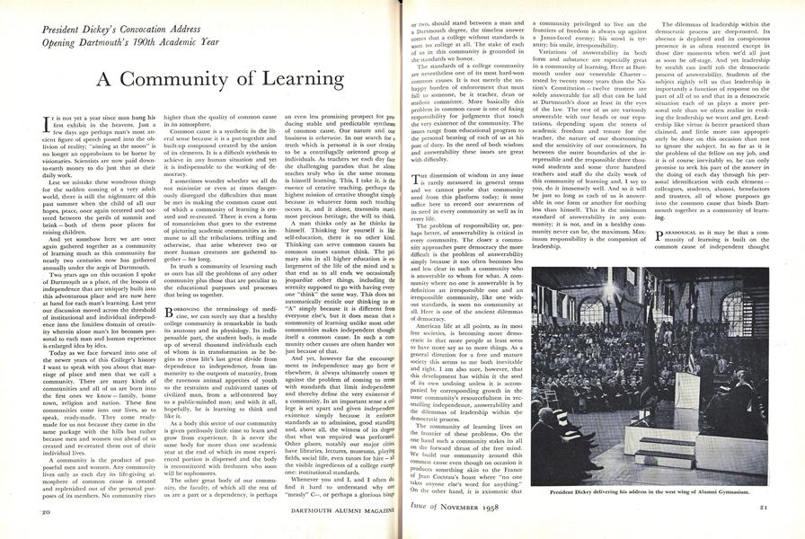 A Community of Learning