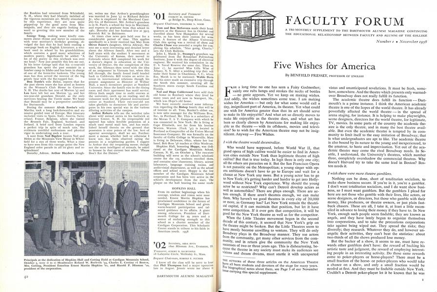 Five Wishes for America