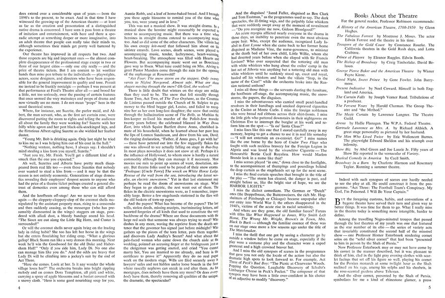 Books About the Theatre