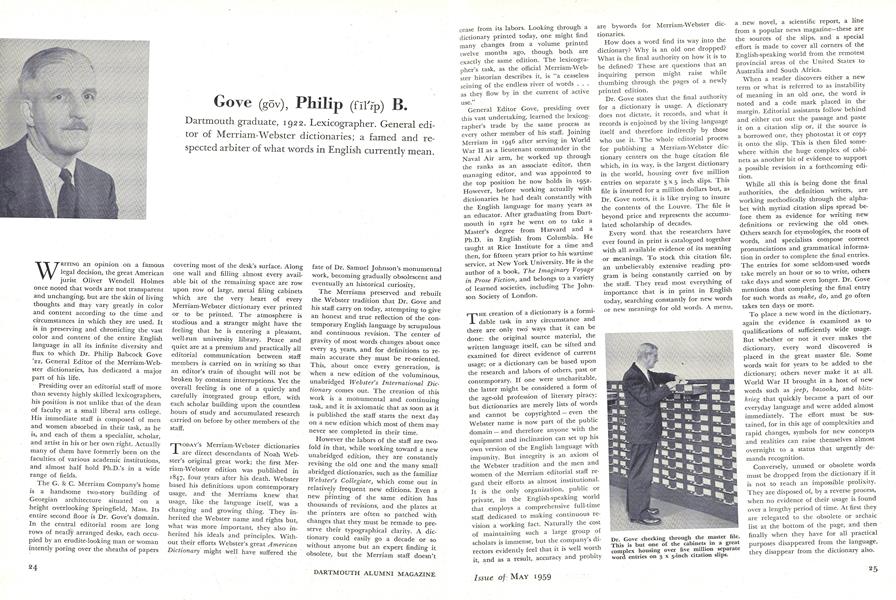 Gove (gōv), Philip (fĩl'ìp) B.