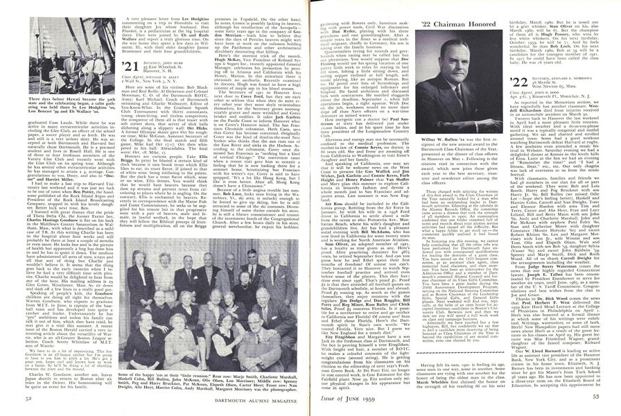 '22 Chairman Honored