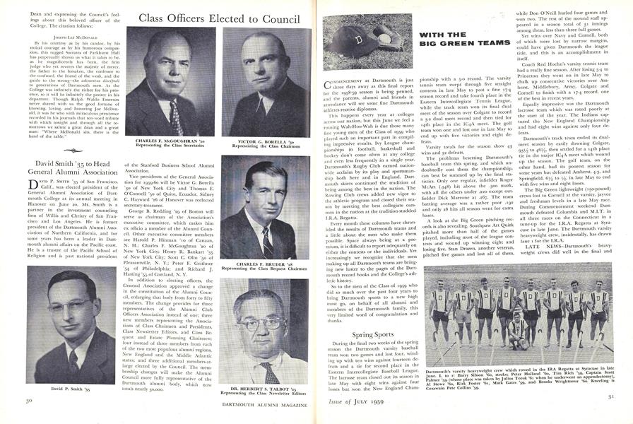 David Smith '35 to Head General Alumni Association