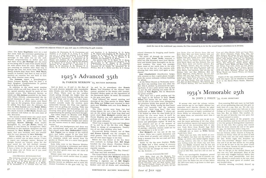 1934 s Memorable 25th