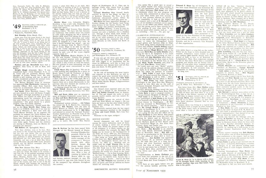 Alan R. Kerivan '50 has been named Sales