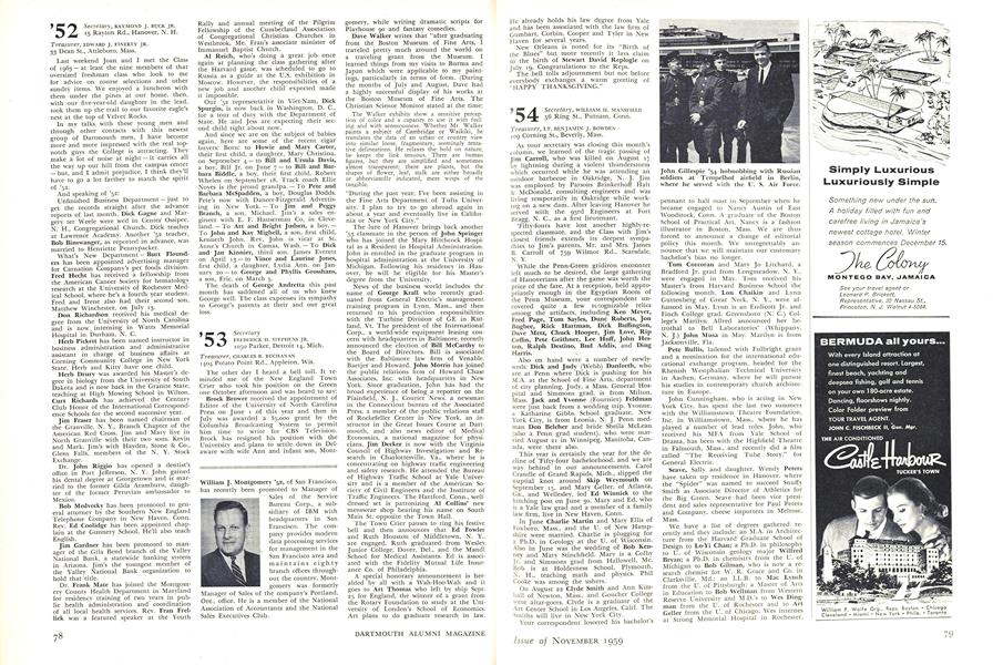William J. Montgomery '52, of San Francisco