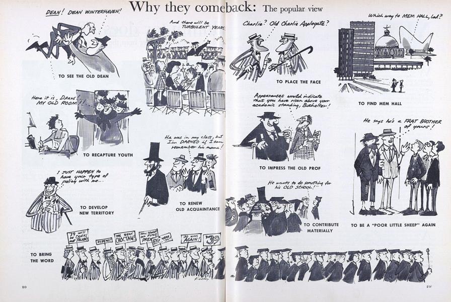 Why they come back: The popular view