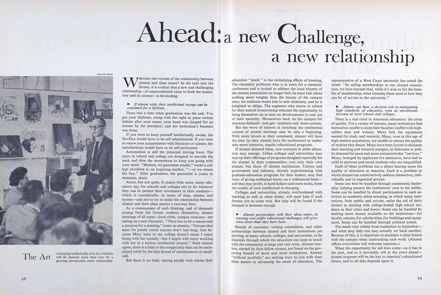 Ahead: a new Challenge, a new relationship
