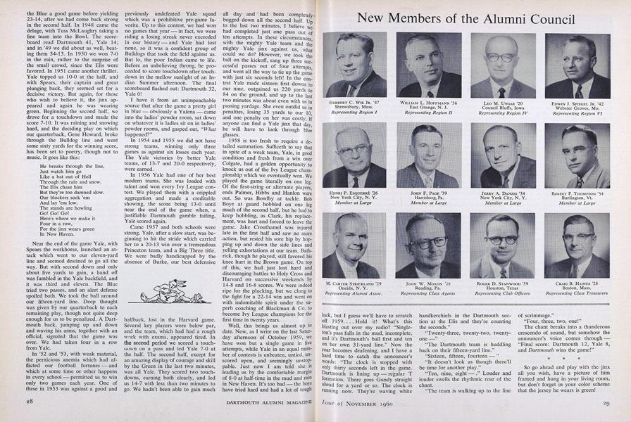 New Members of the Alumni Council