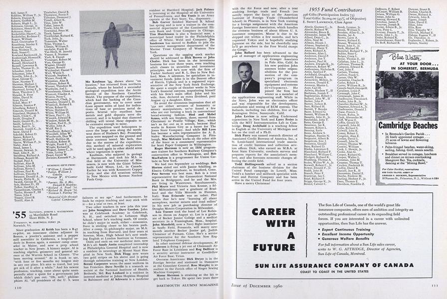 Mo Kaufman '55, shown above "on