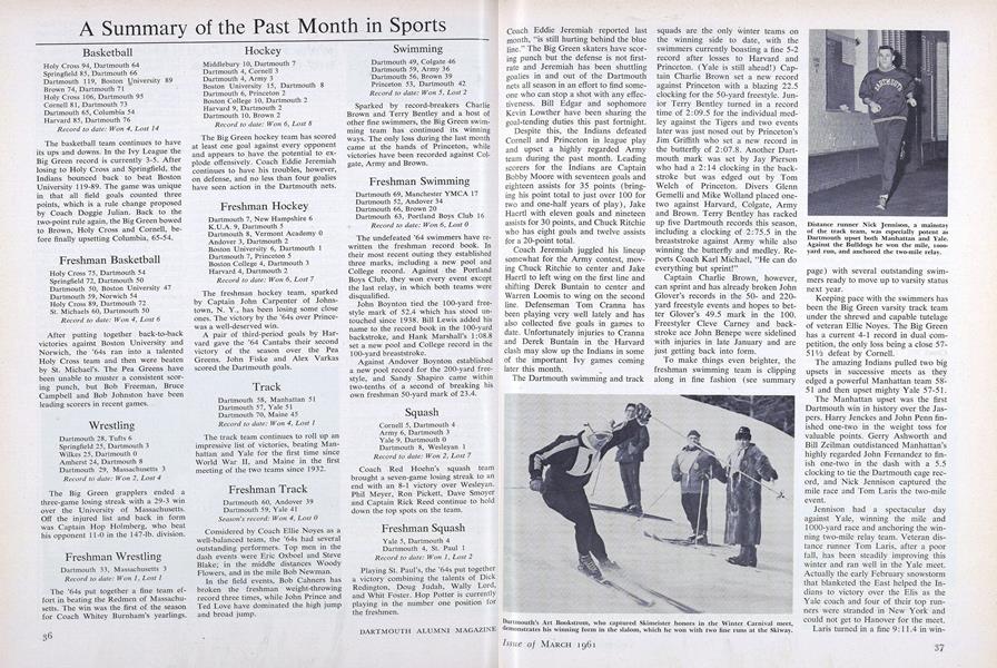 A Summary of the Past Month in Sports