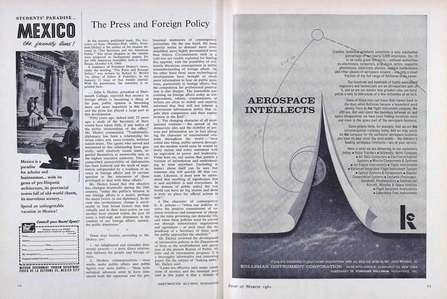 The Press and Foreign Policy