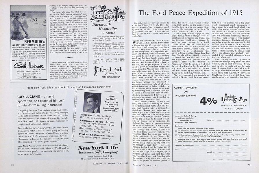 The Ford Peace Expedition of 1915