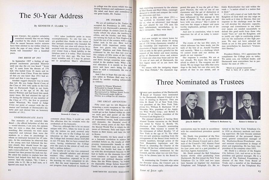 The 50-Year Address
