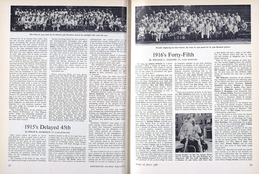1915's Delayed 45th