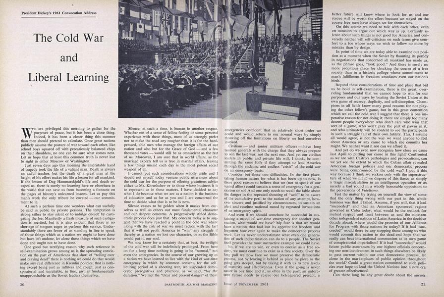 The Cold War and Liberal Learning