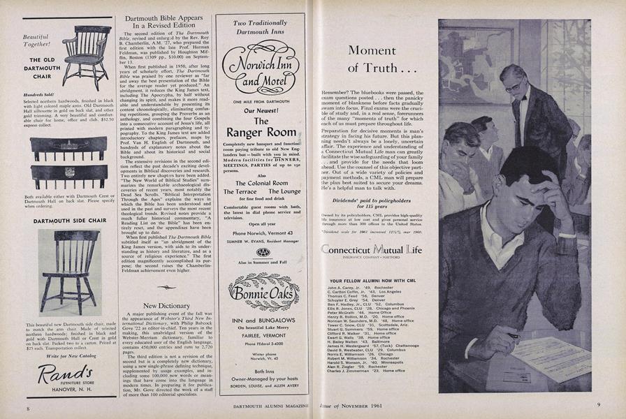 Dartmouth Bible Appears In a Revised Edition